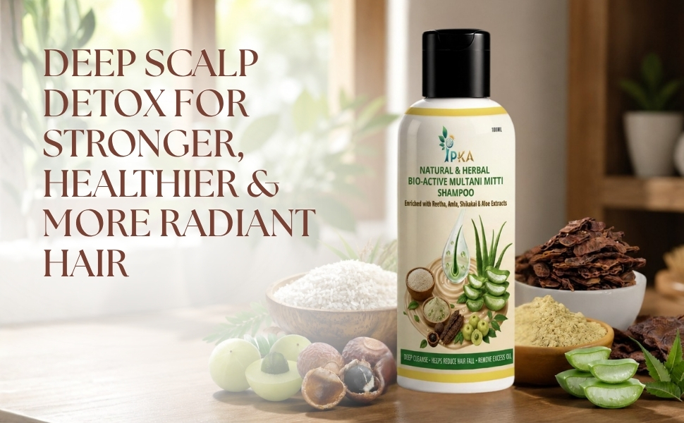 NATURAL & HERBAL BIO-ACTIVE MULTANI MITTI SHAMPOO