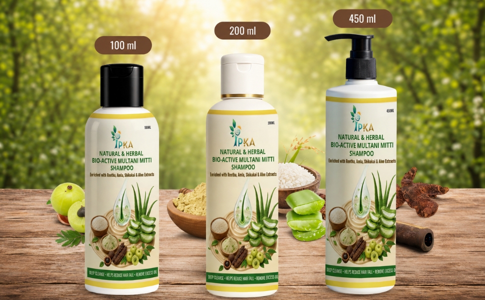 NATURAL & HERBAL BIO-ACTIVE MULTANI MITTI SHAMPOO