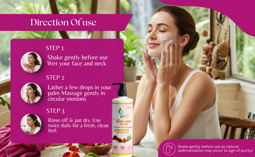 NATURAL & HERBAL FACE WASH