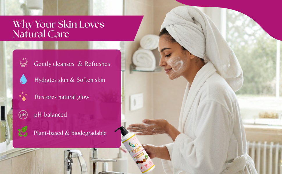 NATURAL & HERBAL FACE WASH