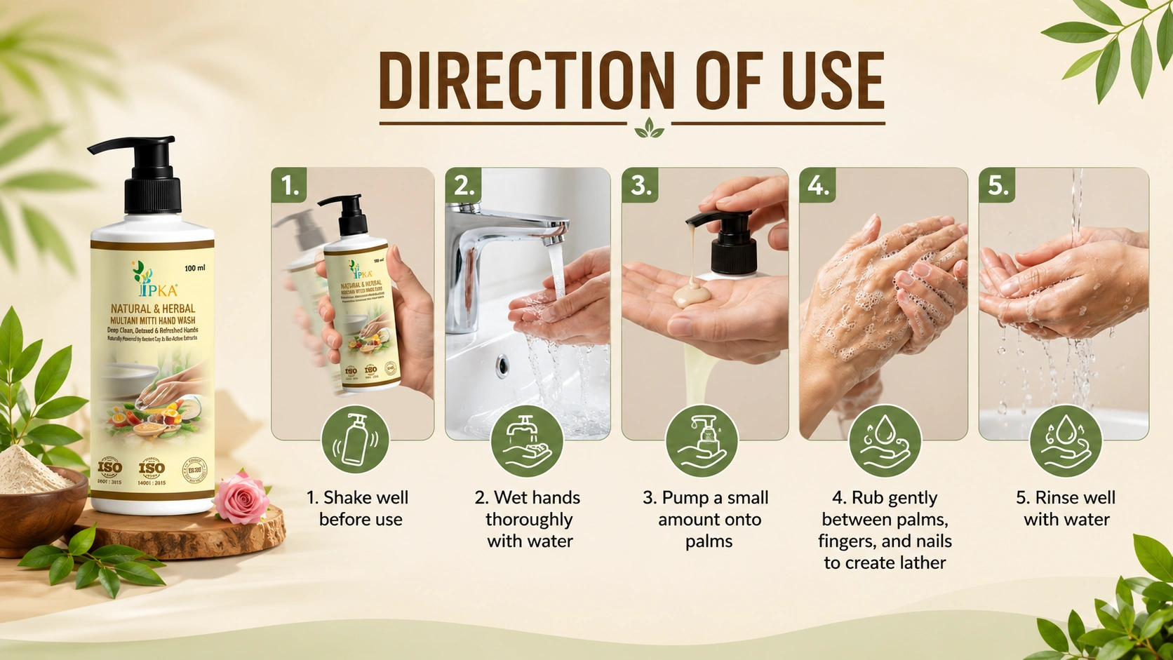Natural & Herbal Multani Mitti Hand Wash